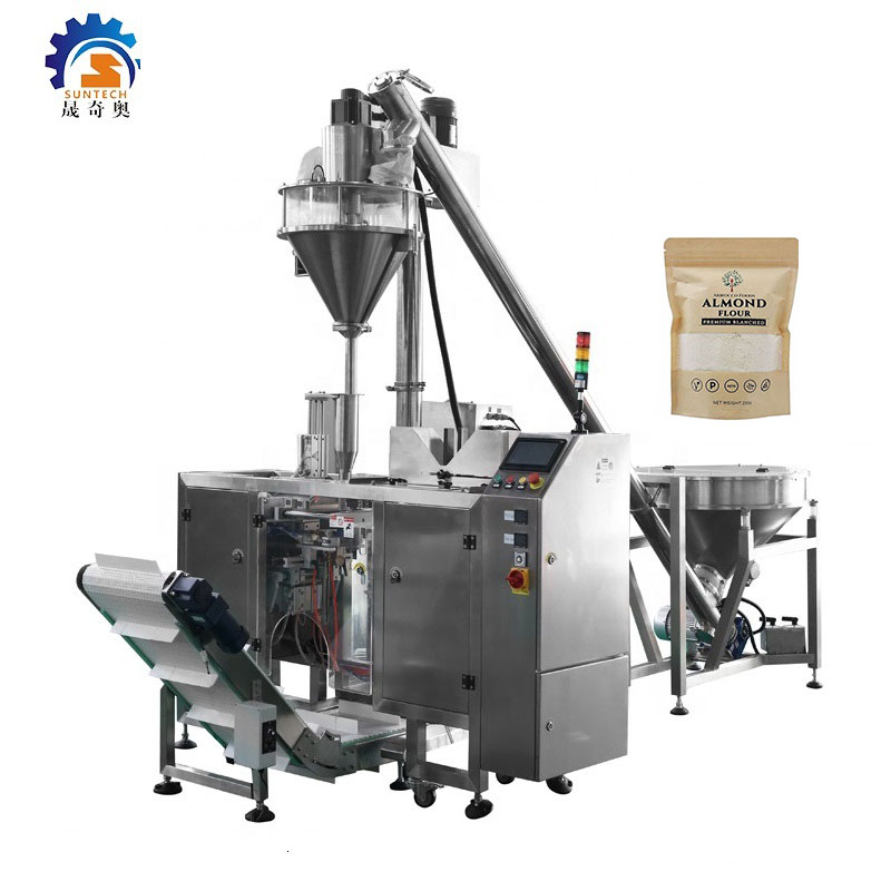 Automatic 500g 1kg Fruit Bean Powder Coffee Milk Powder Corn Wheat Flour Fried Chicken Powder Premade Bag Pouch Packaging Machine